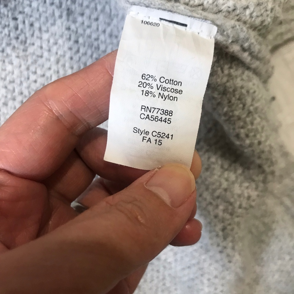 Madewell Gray Chronicle Texture Pullover Sweater - image 6